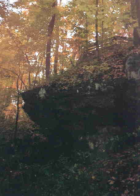 Ancient fortress on cliff