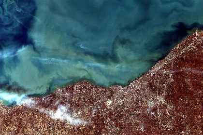 Satellite photograph