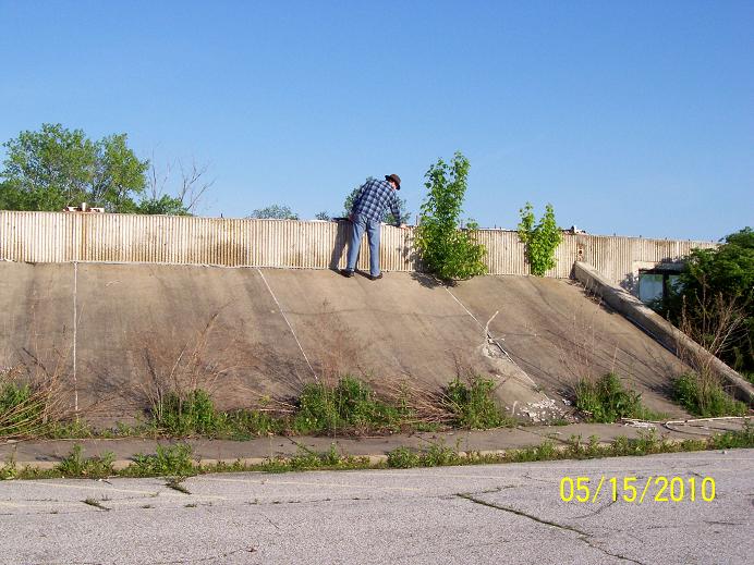 Cuy on Golf dome wall
