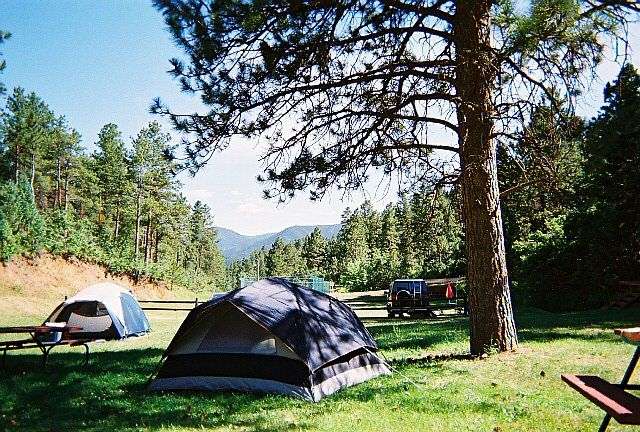 Campground in The Rockies