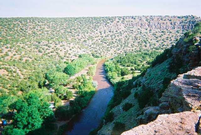 Footbridge on the Pecos